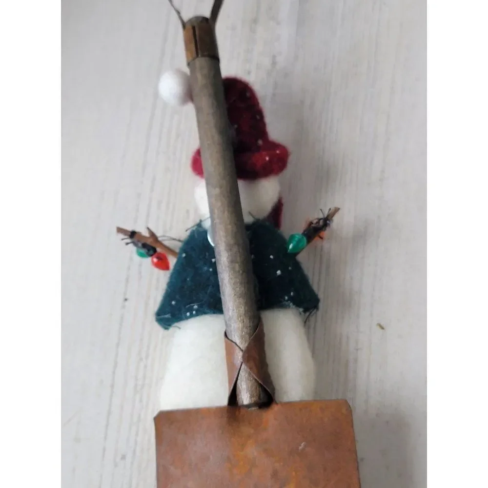 All flakes‎ welcome snowman shovel ornament Xmas decor